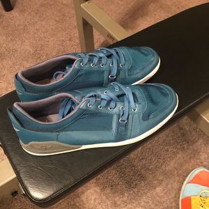 Teal sneakers